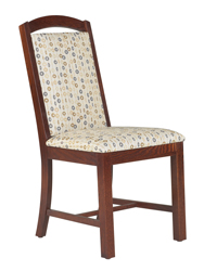 Mission Chair w\/Upholstered Seat & Back